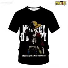 Herren Mode Einteiler T-Shirt Zoro Kunstdruck Jungen Kleidung Mädchen Kurzarm Herren Trikot Leichte Oberteile