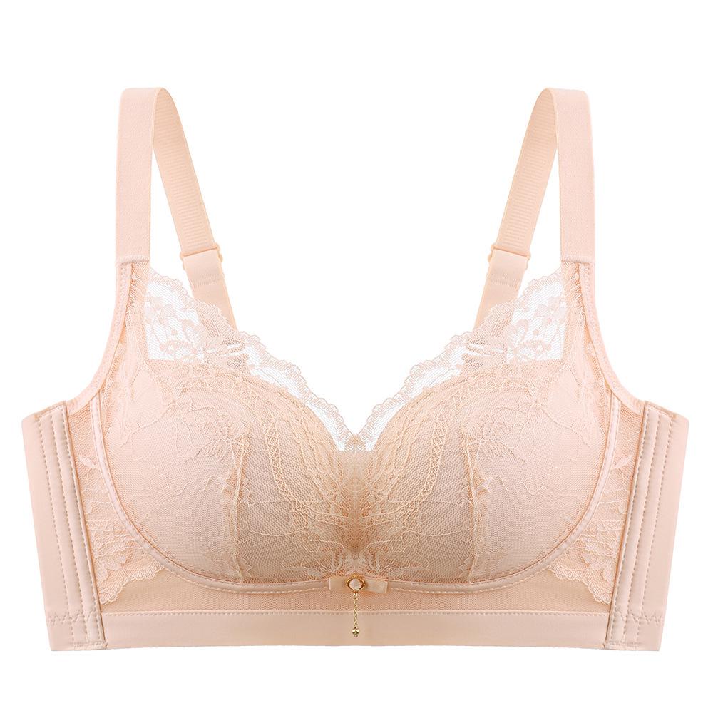 

Роскошный антибактериальный кружевной бюстгальтер пуш-ап с модальной подкладкой и боковой поддержкой для женщин 34/75AB