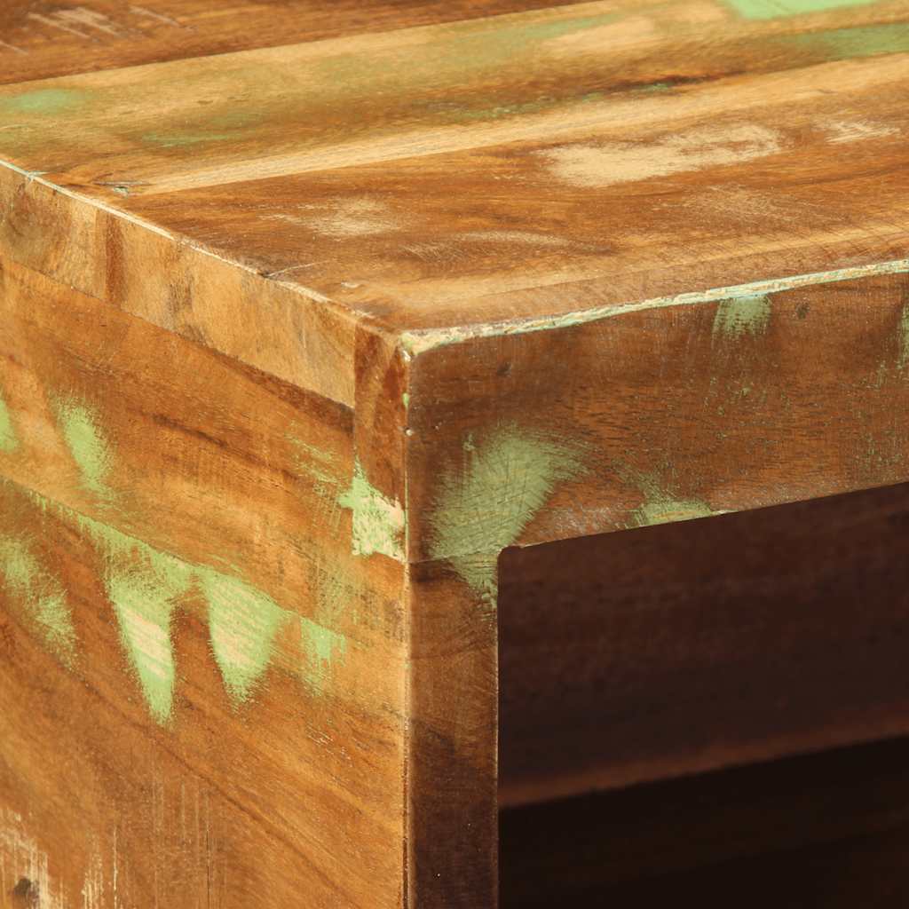 TV Wall Cabinet 80 X 30 X 19 Cm Solid Reclaimed Wood