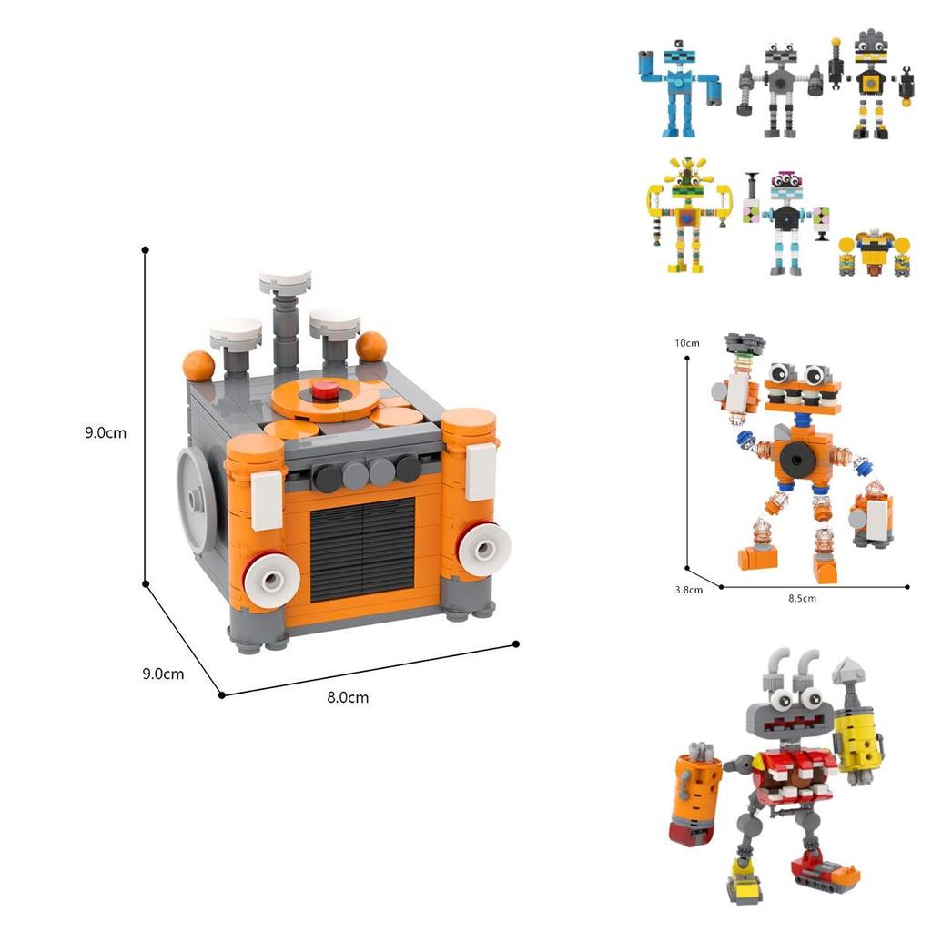 Moc My Singing Monster Educational Building Blocks For Intellectual Development And Parent-child Communication In Stock