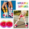 Roller Skate Pom Poms Fluffy  for Quad Roller Skate for Kids Women Girls