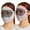 Dustproof Thin Face Mask Breathable Sunscreen Hood Stylish Summer Sunscreen Mask  Women