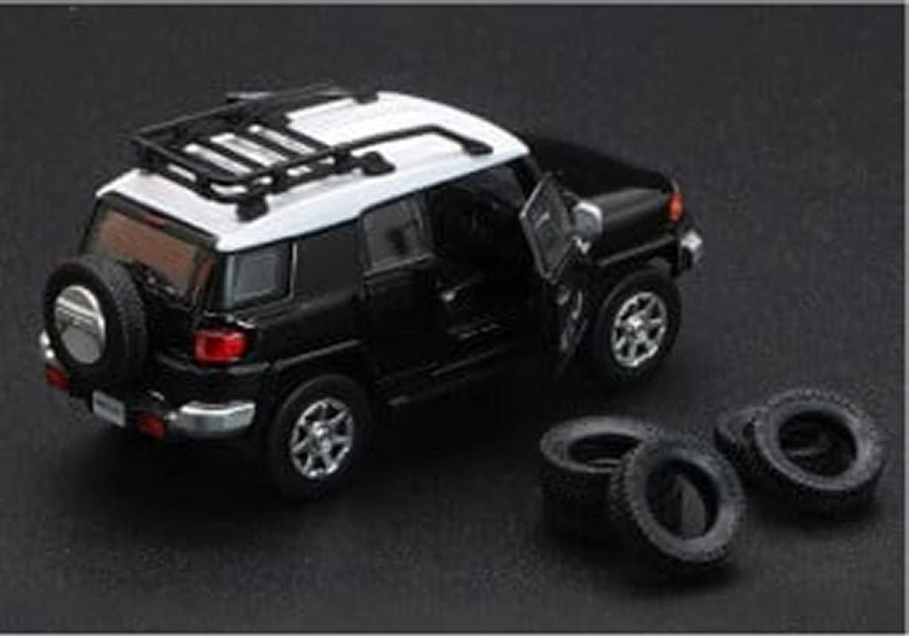BM CREATIONS Toyota FJ Cruiser 2015 Black Drive 1/64 Right-Hand