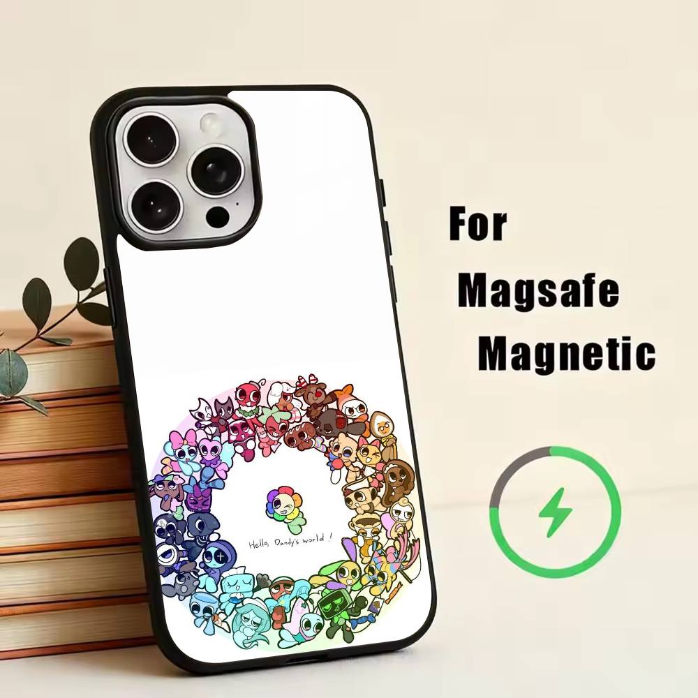 Cute Sprunki  Phone Case For iPhone17,16,15,14,13,12,11 Plus,Pro Magnetic For Magsafe Wireless Charging