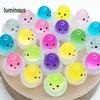 Creative Luminous Translucent Chick DIY Night Light Decoration - Handmade Resin Ornament