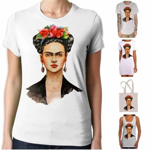 Frida Kahlo Portrait T-Shirt - Modern Art Hipster Vintage S