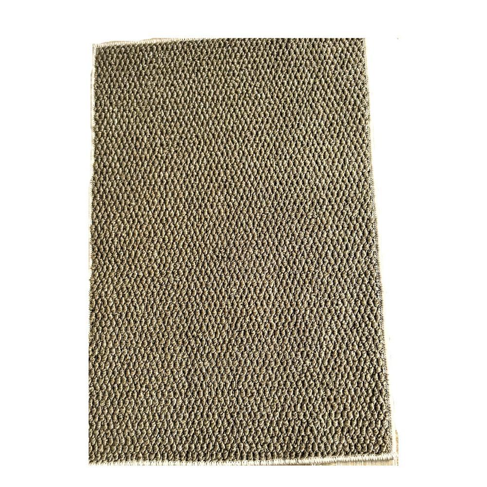 Soft Linen Weave Bath Mat Super Absorbent Entrance Doormat Kitchen Decoration Carpet  Living Room