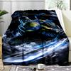 Turtles Team Adventure Blanket Flannel Throw for Sofa, Indoor, Camping, Living Room, Office, Chair, And Bed Soft Birthday Gift