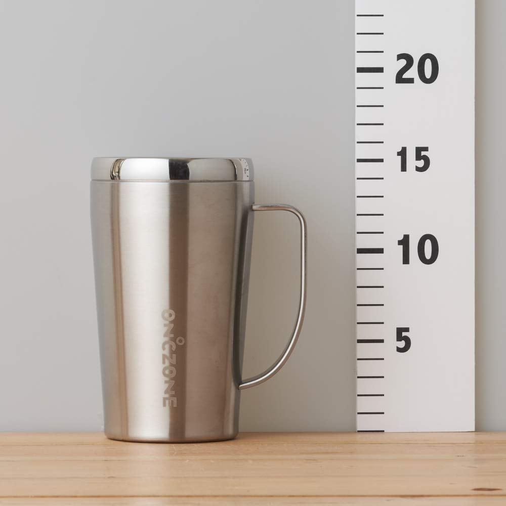 Doshisha Mug 420ml Silver Sub-Zero ON℃ZONE (Ondo Zone)