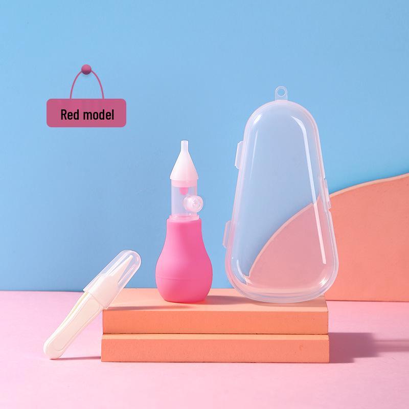 Upgraded Anti-Reflux Baby Nasal Aspirator with Solid Silicone Pump