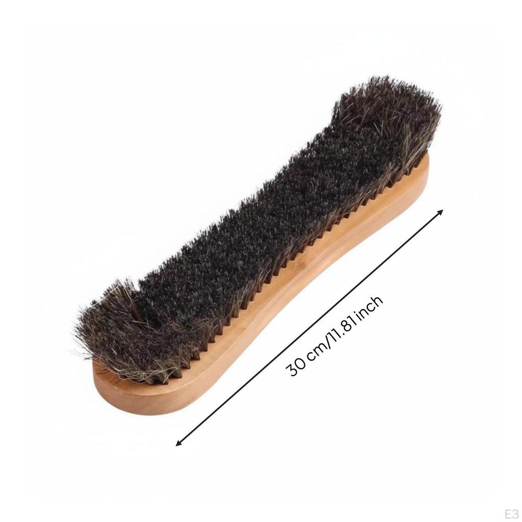 Billiard Table Brush Soft Fibers Horsehair Wooden Handle Athletic Gear Accessory for