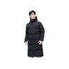 Li-Ning Campus Series Solid Color Hooded Long Sleeve Down Jacket Unisex Outerwear Black YYMT077-1