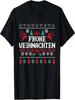 Frohe Weihnachten German Merry Christmas Holidays Germany T-Shirt