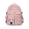 2025 New Trendy Korean Version Large-capacity Junior and High School Student Schoolbag Lightweight and Simple Travel Bag Canvas Backpack