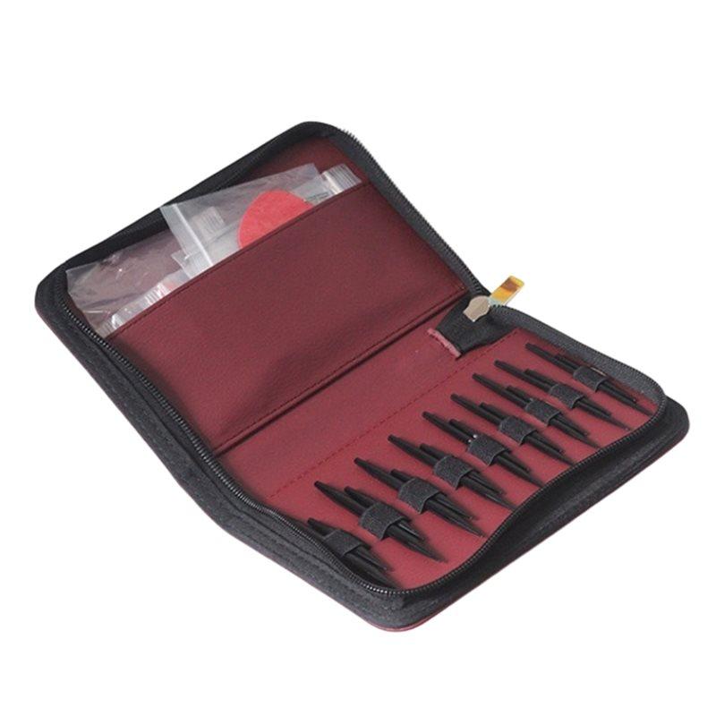 A84E-Circular Needle Set Replaceable Cord 5+ 8 Sleeve Needles Aluminum Oxide Detachable Knitting Tool