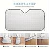 1Pcs French Bulldog Pattern Windshield Sunshade UV Rays Heat Blocker Keeps Vehicle Cool Unique Design Fit Sedans SUVs Trucks RVs