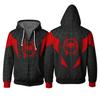 Unisex Casual Graphic Print Long Sleeve Hoodie with Pockets
