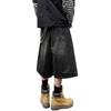 American Retro Washed Seven-point Jeans Men's and Women's Summer New Trendy Brand High-end Loose Wide-leg Straight Pants