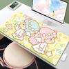 Esports Mouse Pad Computer Smooth Flexible Little Twin Star Office Laptop Rubber Gamer PC Computer Keyboard Pad Kawaii Mosuepad