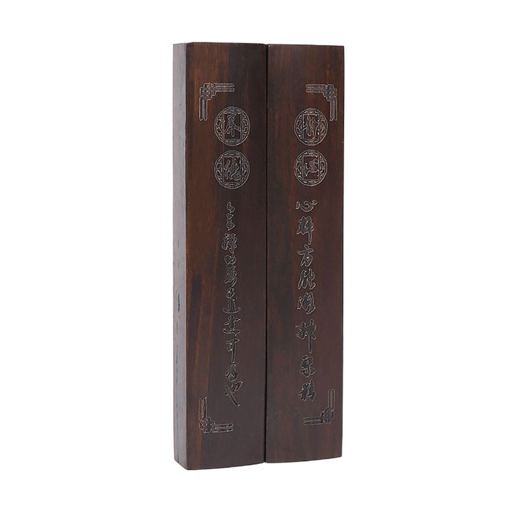 1Pair Natural Wood Paperweight Retro Calligraphy Tool Ancient Chinese Paper Weight  Art Supplies