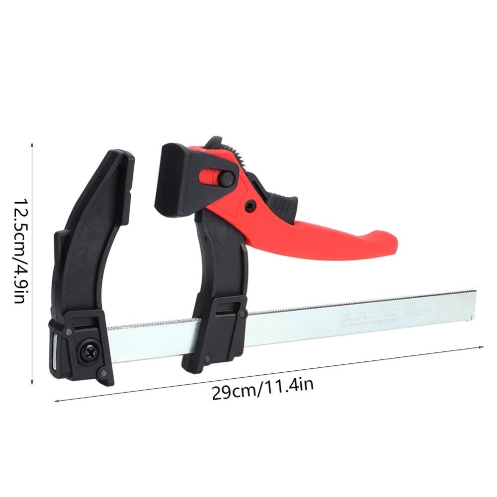 Adjustable Ratchet F Clamp 90x200mm Quick Grip Clamp Durable Woodworking F Clamp Woodworking
