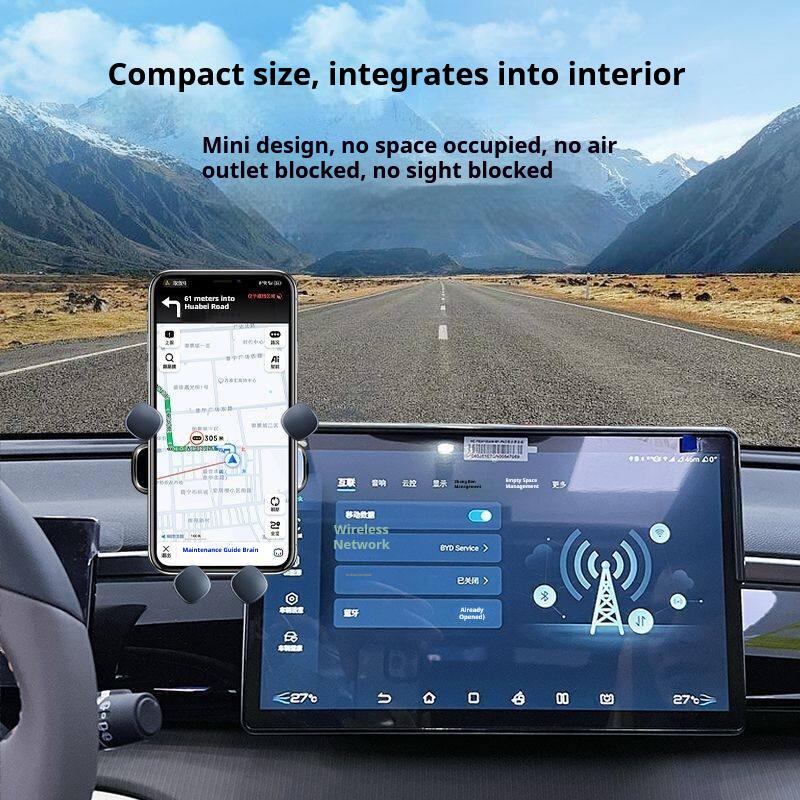 Car Phone Holder For BYD Sea Lion 07 EV 2024-2026 07 DM-i Special Navigation Mount Car Modification Accessories