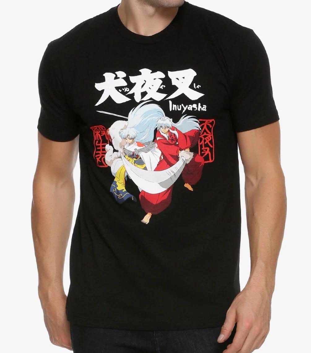 Anime Inuyasha SESSHOMARU AND INUYASHA T-Shirt NEW Authentic & Official 4XL