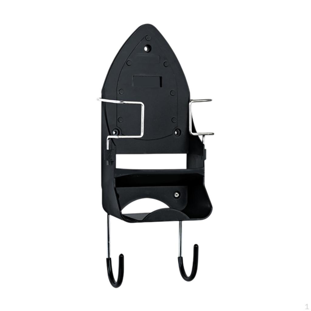 Easily Installed Holder for Electric Iron And Wall Mounted Rack