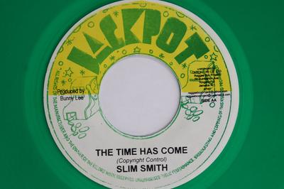 7-Zoll Schallplatte SLIM SMITH - Time Has Come / Stand Up And Fight KEINE JACKPOT Jamaika Reggae, Ska & Dub Gebraucht