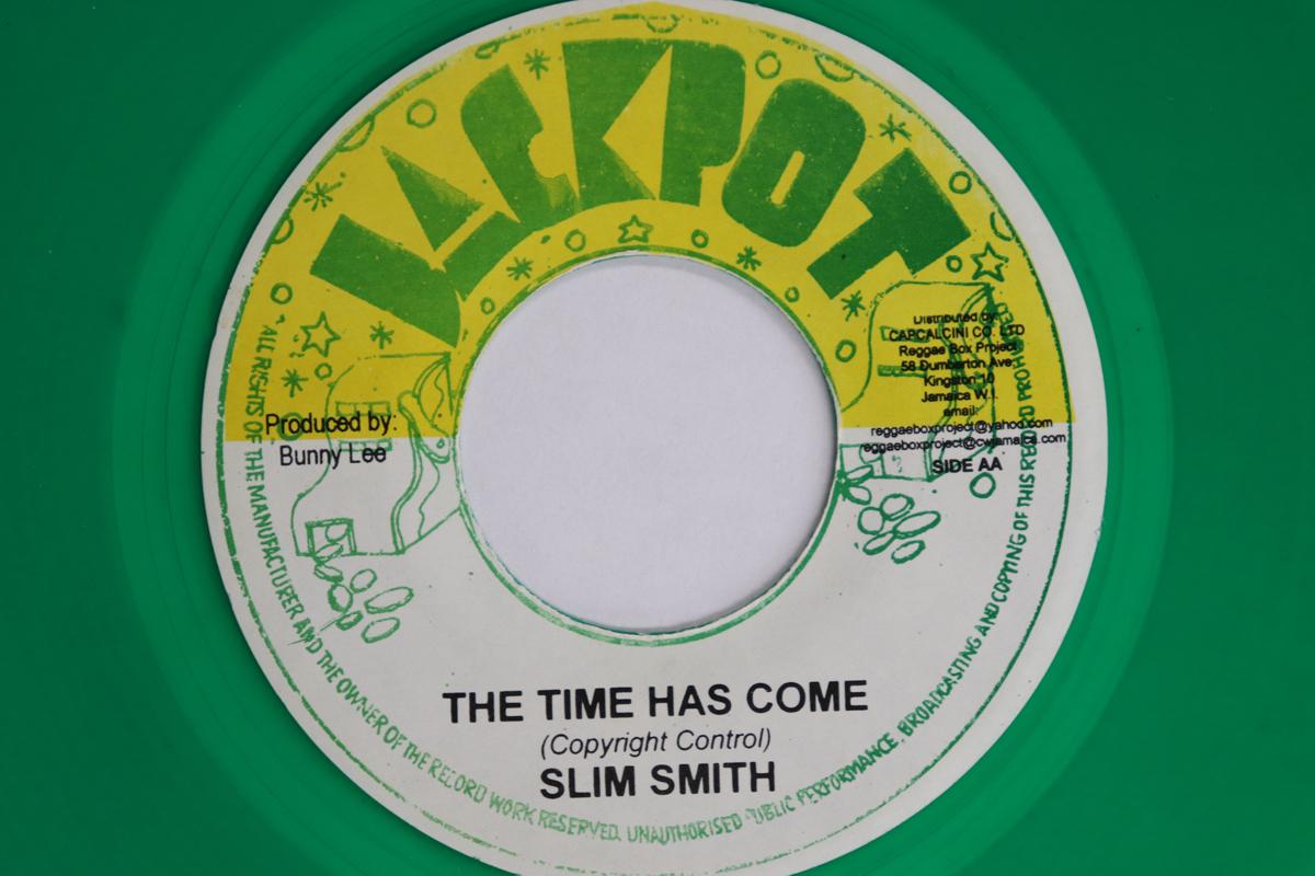 

7inch Record SLIM SMITH - Time Has Come / Stand Up And Fight NONE JACKPOT Jamaica Reggae, Ska & Dub Used