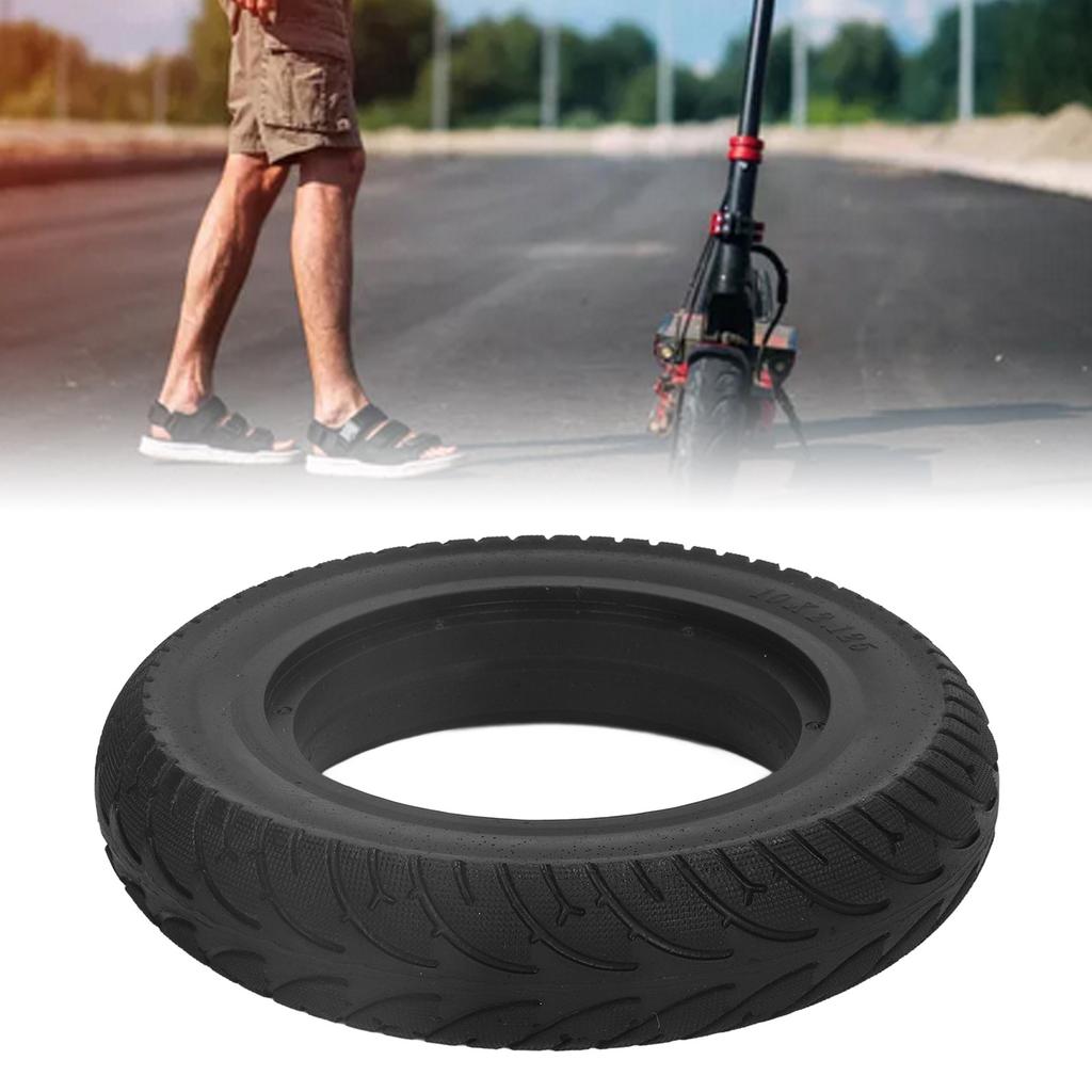10 Inch Electric Scooter Tire 10x2.125 Rubber Anti Slip Thickened Electric Scooter Tyre for Replacement