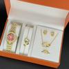 Fashion Women's Watch Set, Elegant Temperament, Quartz Watch, Hot-selling Jewelry Bracelet Set