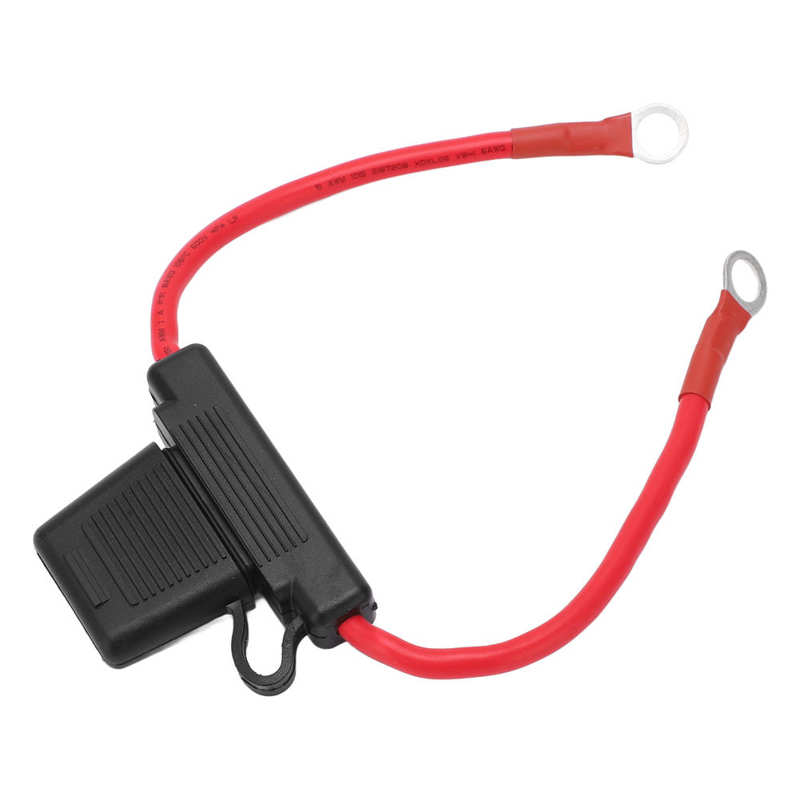 8AWG Fuse Holder PVC+Copper Fuse Holder for 12-24V Vehicle