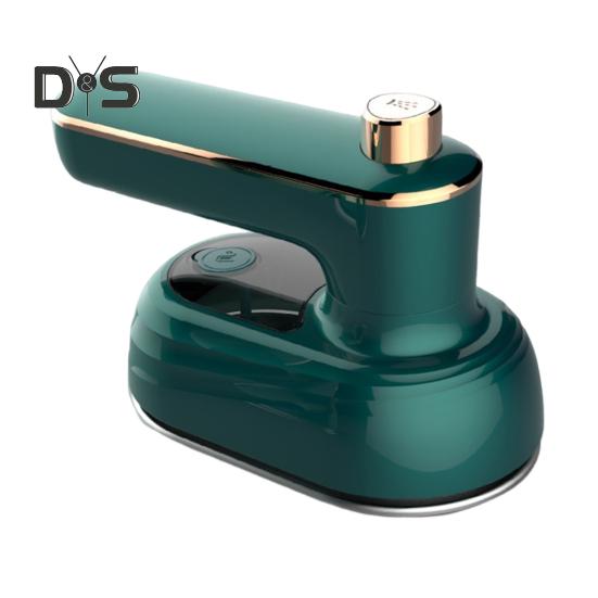 

Мини-отпариватель для путешествий, портативный портативный отпариватель для ткани, компактный размер, электрическая паровая гладильная машина для сухого и влажного использования зелёный