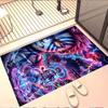 Demon Slayer Print Rug, Washable Floor Carpet, For Entryway Dorm Laundry Room Office Study, Home Decor Birthday Christmas Gift