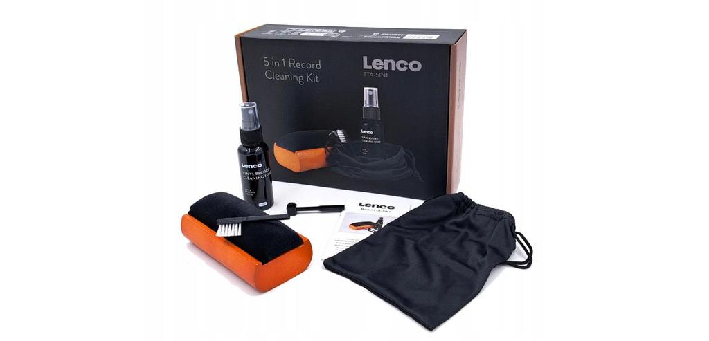 Zestaw do czyszczenia płyt winylowych Lenco TTA-5IN1, Lenco