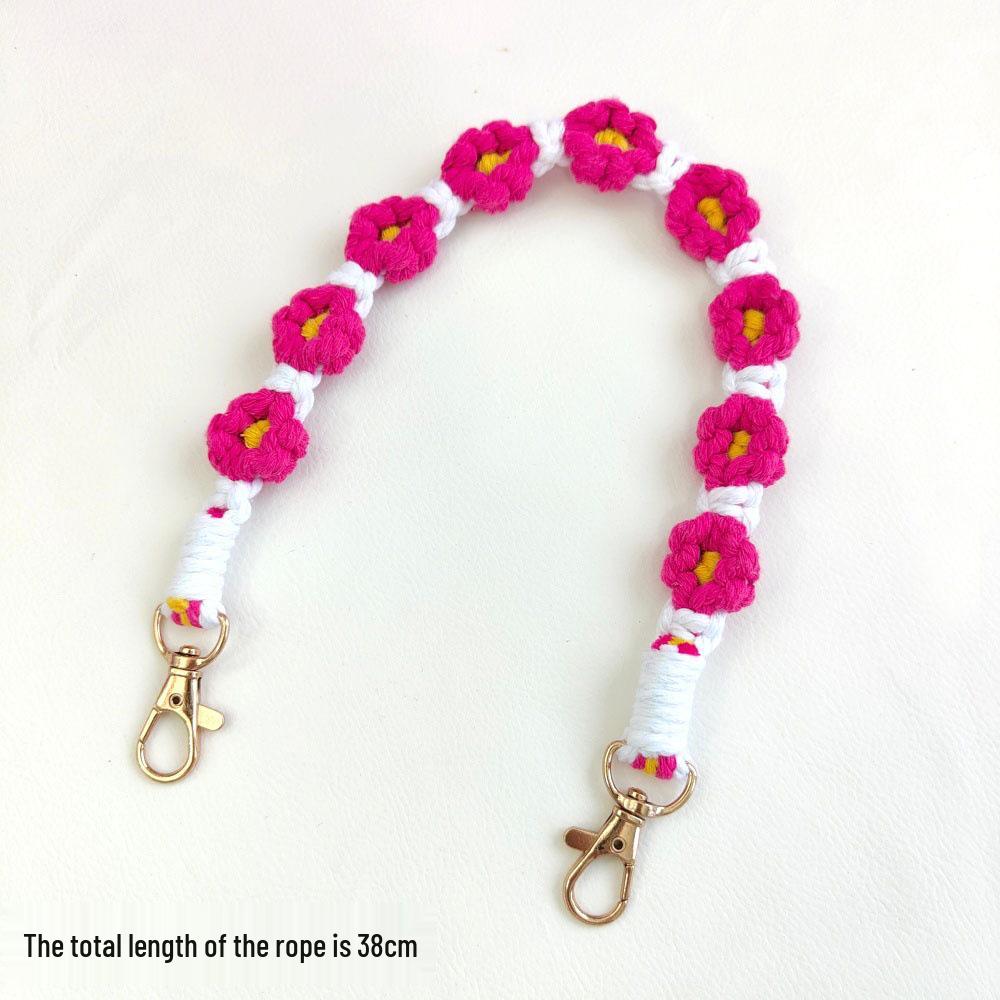 Woven Flower Strap for Water Bottles and Thermos Cups