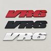 FD05-3D Metal Chrome Zinc Alloy Car Styling Logo VR6 Badge Body Emblem Sticker For Golf R32 Passat CC R36 GT Touareg