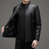Genuine Leather Jacket Men's New Middle-aged Dad's Sheepskin Jacket Casual Jacket
