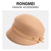 Rongmei spot European and American, autumn and winter Bere top hat, equestrian hat, woolen hat, peaked cap