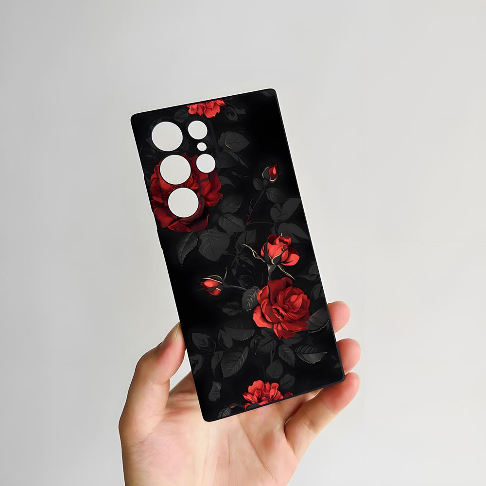 Flowers Phone Case For Samsung A25 A13 A33 5G A54 A36 A35 A56 A52 A14 Shockproof Soft Cover