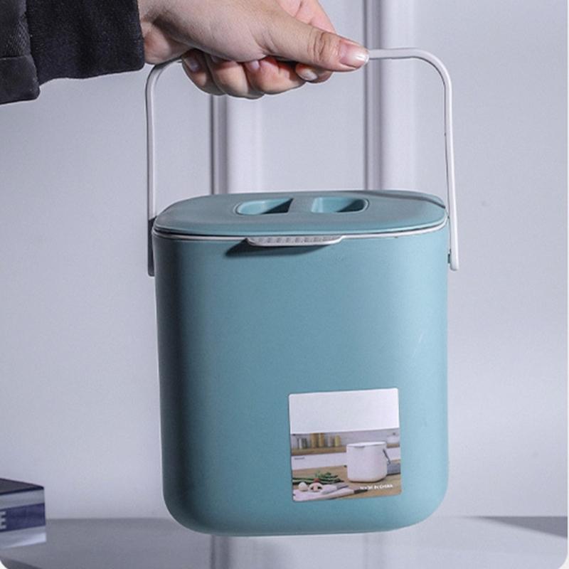 Y3NA Praktischer Kompostbehälter für die Arbeitsplatte Geruchsfrei für Küche Schlafzimmer Wohnzimmer