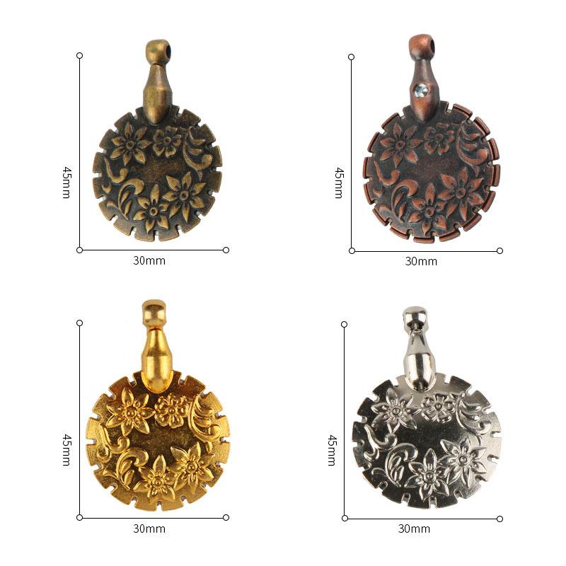 Praktische Vintage Fadenabschneider Anhänger Antiker Fadenabschneider Metall Garnschneider für Zuhause Handarbeit DIY Bastelwerkzeuge Nähwerkzeug