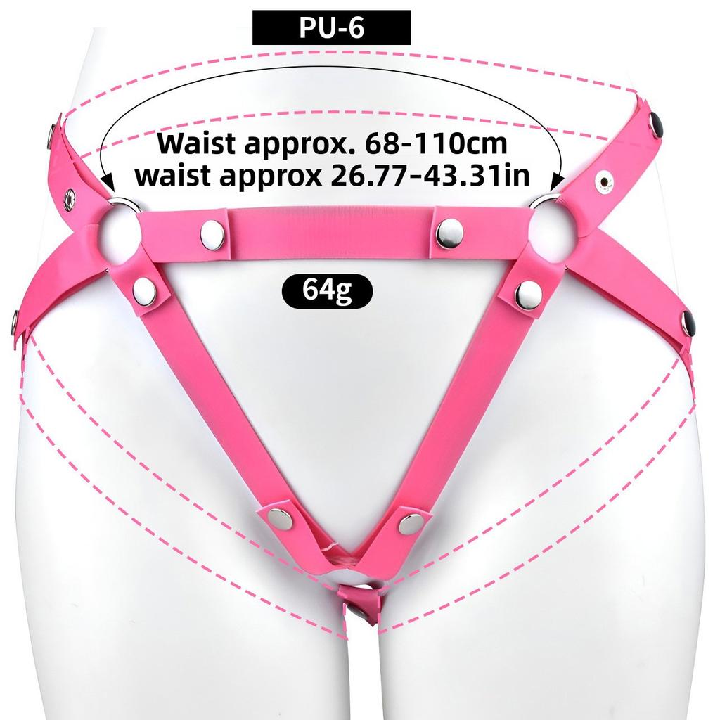 Wearable Adjustable Elastic Strap Support Belt for Chastity Device Penis Cage Holder Buttons Tightness Accessories