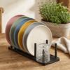 Adjustable Pot Lid Rack Plastic Cutting Board Holder Multi-functional Dish Drying Rack  Countertop