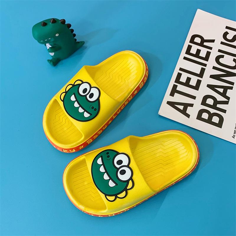 

Детские фруктовые тапочки новые мультяшные милые тапочки для девочек для дома и улицы мягкая подошва нескользящие шлепанцы для мальчиков 34-35 [20cm is suitable for 9-11 years old]