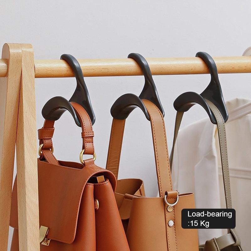 1pcs Bag Hanger Hook Handbag Hat Scarf Storage Rack Wardrobe Backpack Hook Handbag Holder Storage Rack
