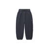 Li Ning X Jackie Chan Collaboration Kung Fu Series Solid Color Straight Leg Breathable Casual Pants Men Pants Charcoal-Black AKXT183-2