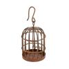 Layout Model Dollhouse Fence Rusty Red Dollhouse Hanging Birdcage  Bonsai Ornament