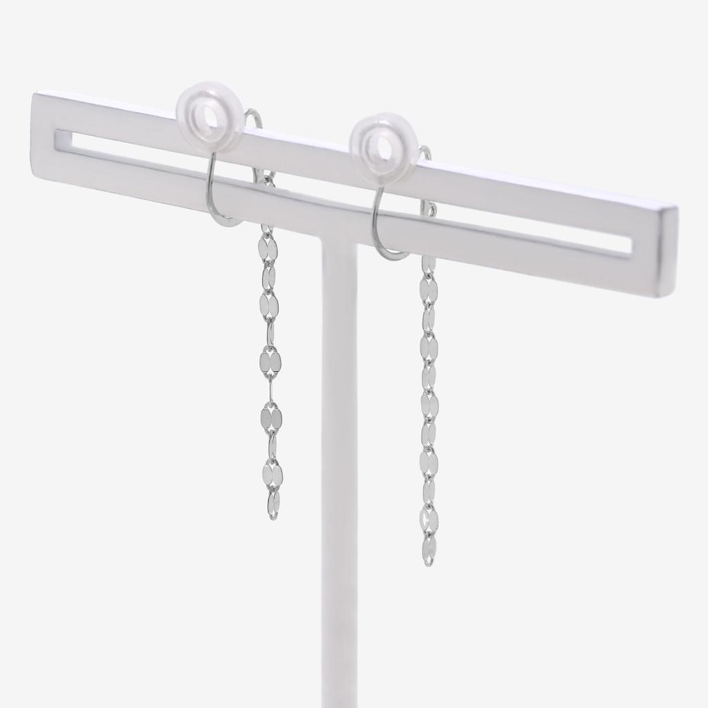 Earrings K10 White Gold [ESTELLE] [Official] [WEB Limited] Women's 0261-3072-0039-0000